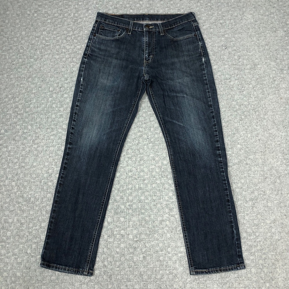 Levis 541 Jeans Mens 31x32 Blue Athletic Tapered Dark Wash Stretch Denim Casual